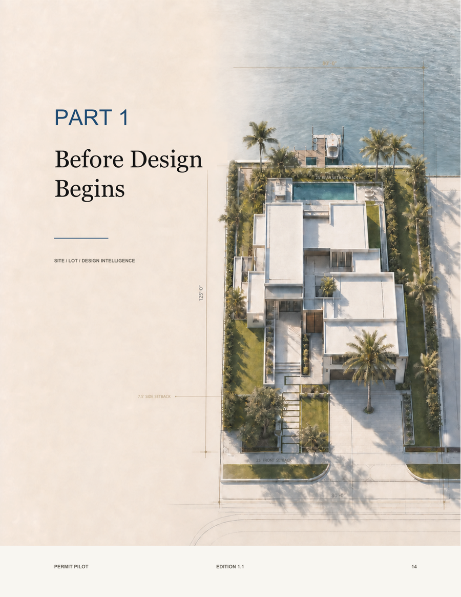 Interior page — a step in the guide